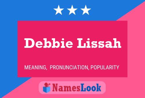 ملصق اسم Debbie Lissah