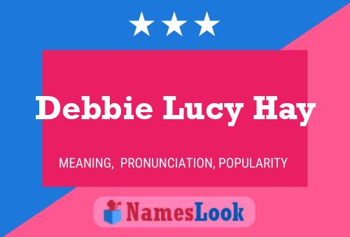 ملصق اسم Debbie Lucy Hay