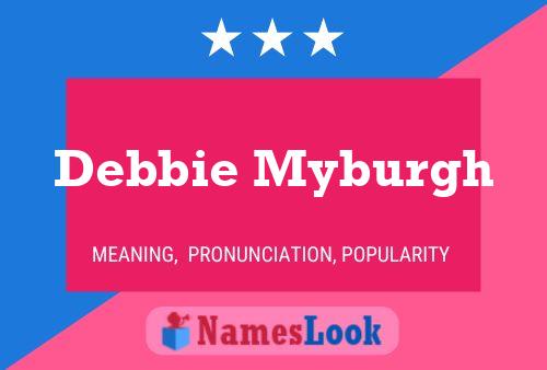 ملصق اسم Debbie Myburgh