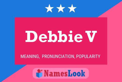 ملصق اسم Debbie V