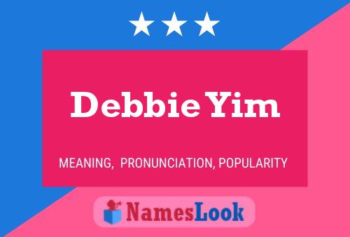 ملصق اسم Debbie Yim