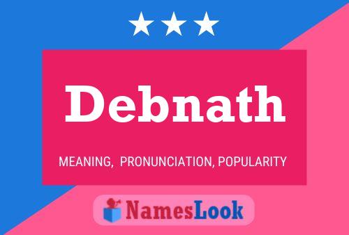 ملصق اسم Debnath