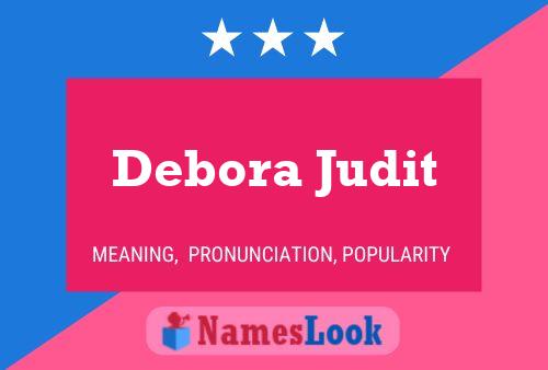 ملصق اسم Debora Judit