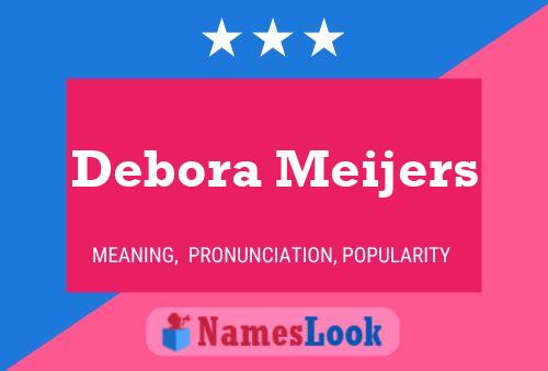 ملصق اسم Debora Meijers