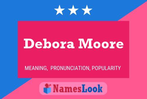 ملصق اسم Debora Moore