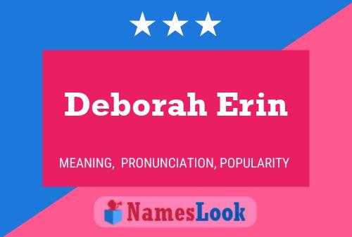 ملصق اسم Deborah Erin