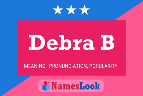 ملصق اسم Debra B