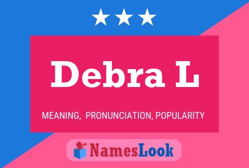 ملصق اسم Debra L