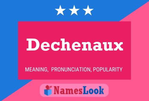 ملصق اسم Dechenaux