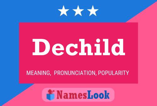 ملصق اسم Dechild