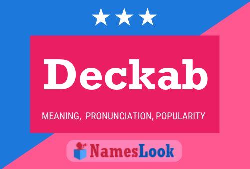 ملصق اسم Deckab