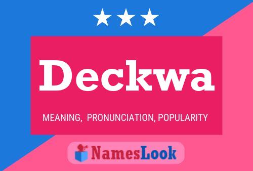 ملصق اسم Deckwa