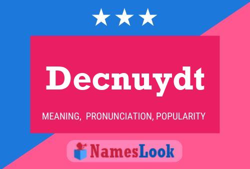 ملصق اسم Decnuydt