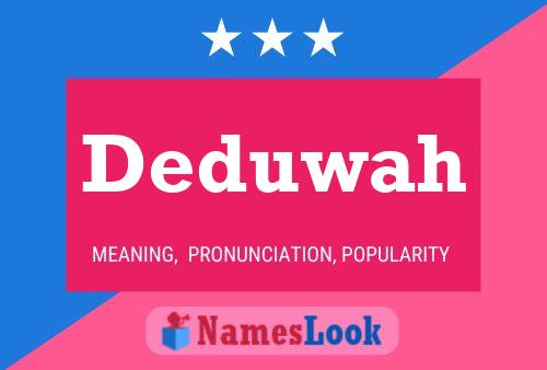 ملصق اسم Deduwah