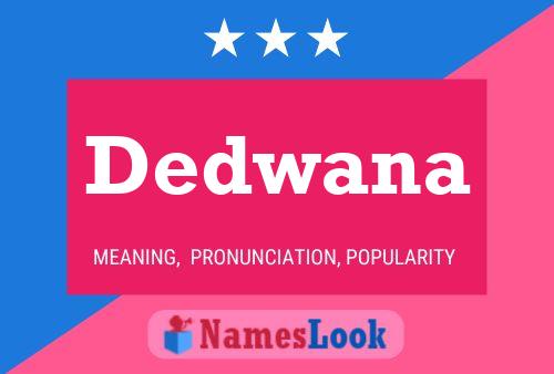 ملصق اسم Dedwana