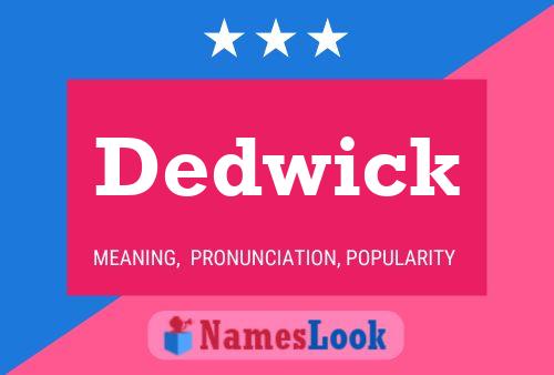 ملصق اسم Dedwick