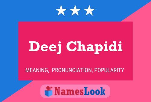 ملصق اسم Deej Chapidi