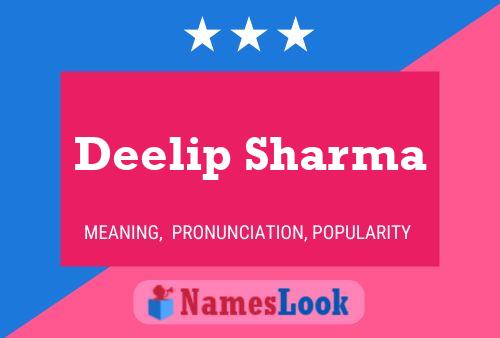 ملصق اسم Deelip Sharma