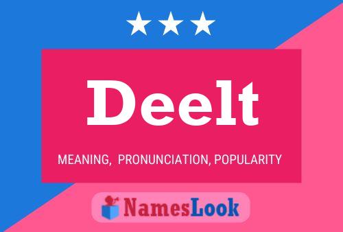 ملصق اسم Deelt