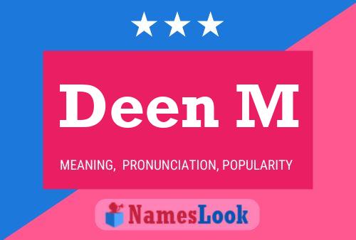 ملصق اسم Deen M