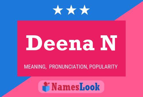 ملصق اسم Deena N