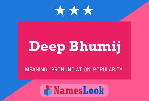 ملصق اسم Deep Bhumij