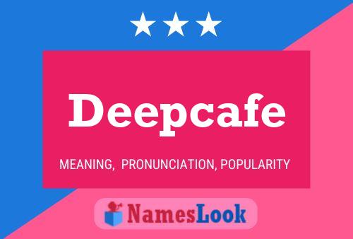 ملصق اسم Deepcafe