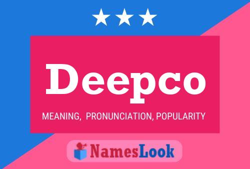 ملصق اسم Deepco