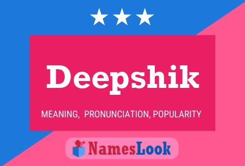 ملصق اسم Deepshik