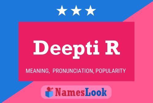 ملصق اسم Deepti R