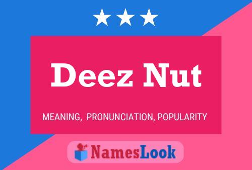 ملصق اسم Deez Nut