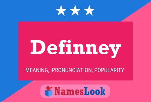 ملصق اسم Definney