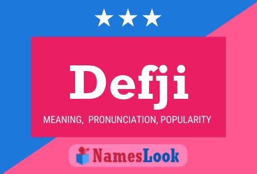 ملصق اسم Defji