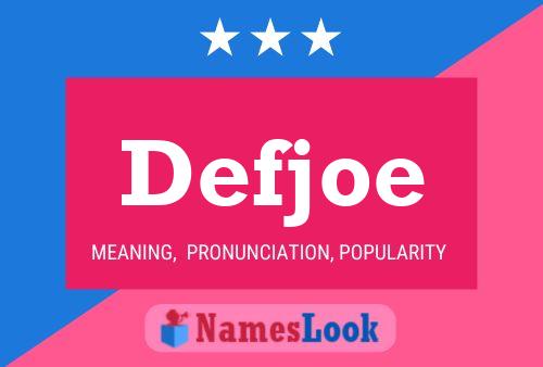 ملصق اسم Defjoe