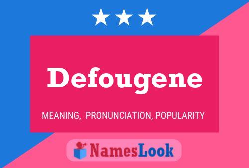 ملصق اسم Defougene