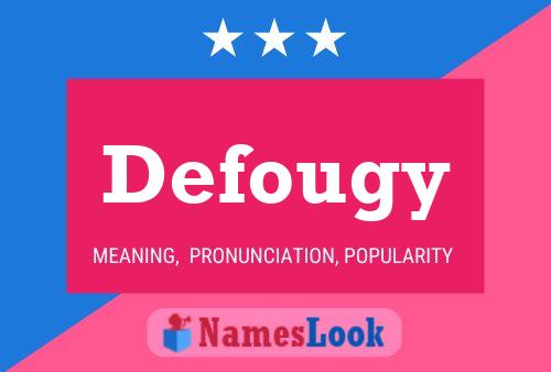 ملصق اسم Defougy