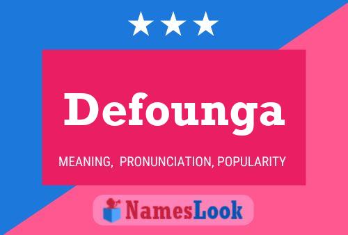 ملصق اسم Defounga