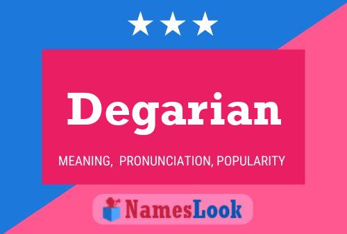 ملصق اسم Degarian