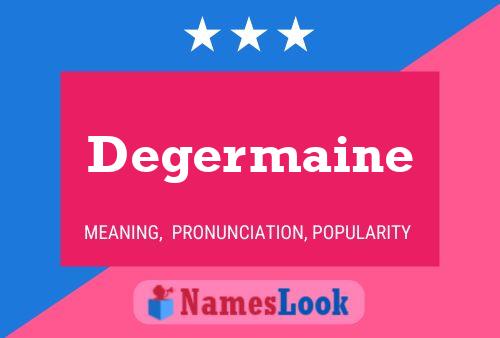 ملصق اسم Degermaine