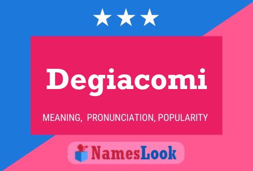 ملصق اسم Degiacomi