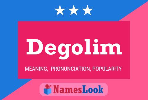 ملصق اسم Degolim