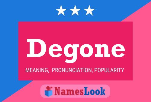 ملصق اسم Degone