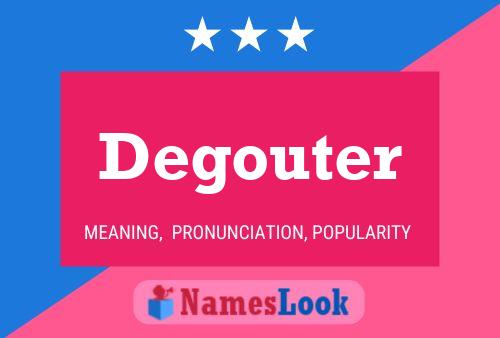 ملصق اسم Degouter