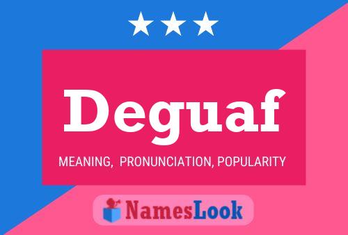 ملصق اسم Deguaf