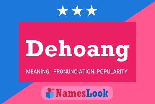 ملصق اسم Dehoang