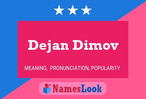 ملصق اسم Dejan Dimov