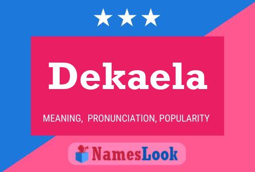 ملصق اسم Dekaela