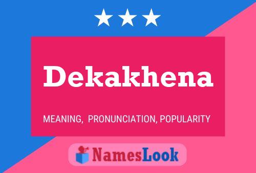 ملصق اسم Dekakhena