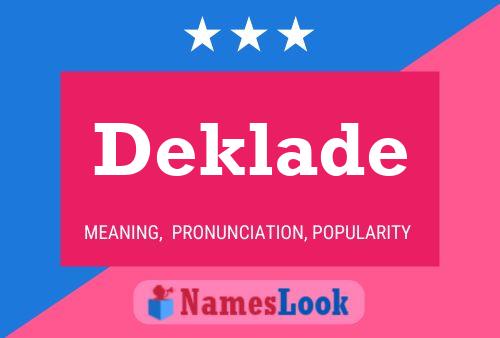 ملصق اسم Deklade