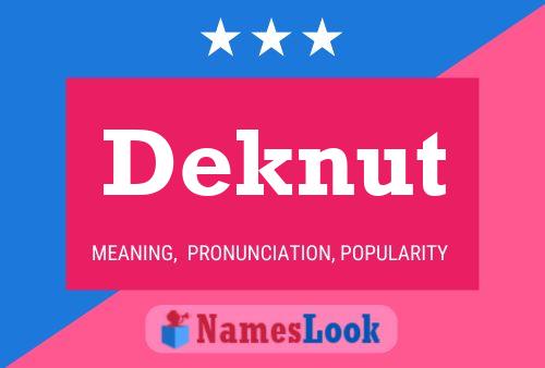 ملصق اسم Deknut